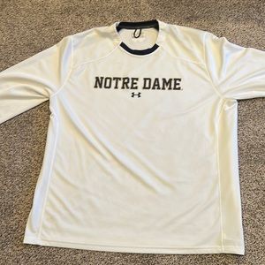 Double extra large under armor, Notre Dame, long sleeve T-shirt